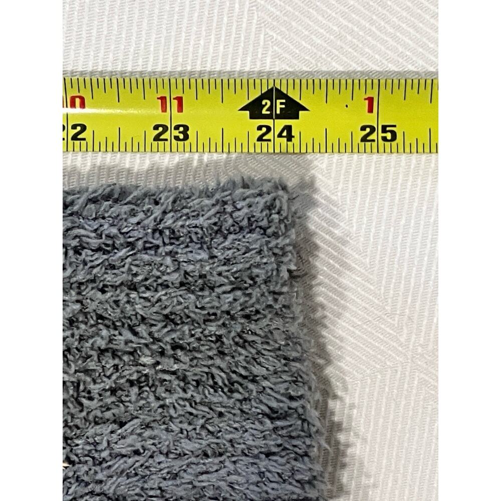 POL Relaxed Gray & White Star Patterned Sherpa Knit Sweater Soft Size M - Picture 9 of 11